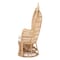 Bali & Pari Nerita Modern Bohemian Natural Brown Rattan Two-Seater Peacock Chair 242-13600-ZORO - alternate 5